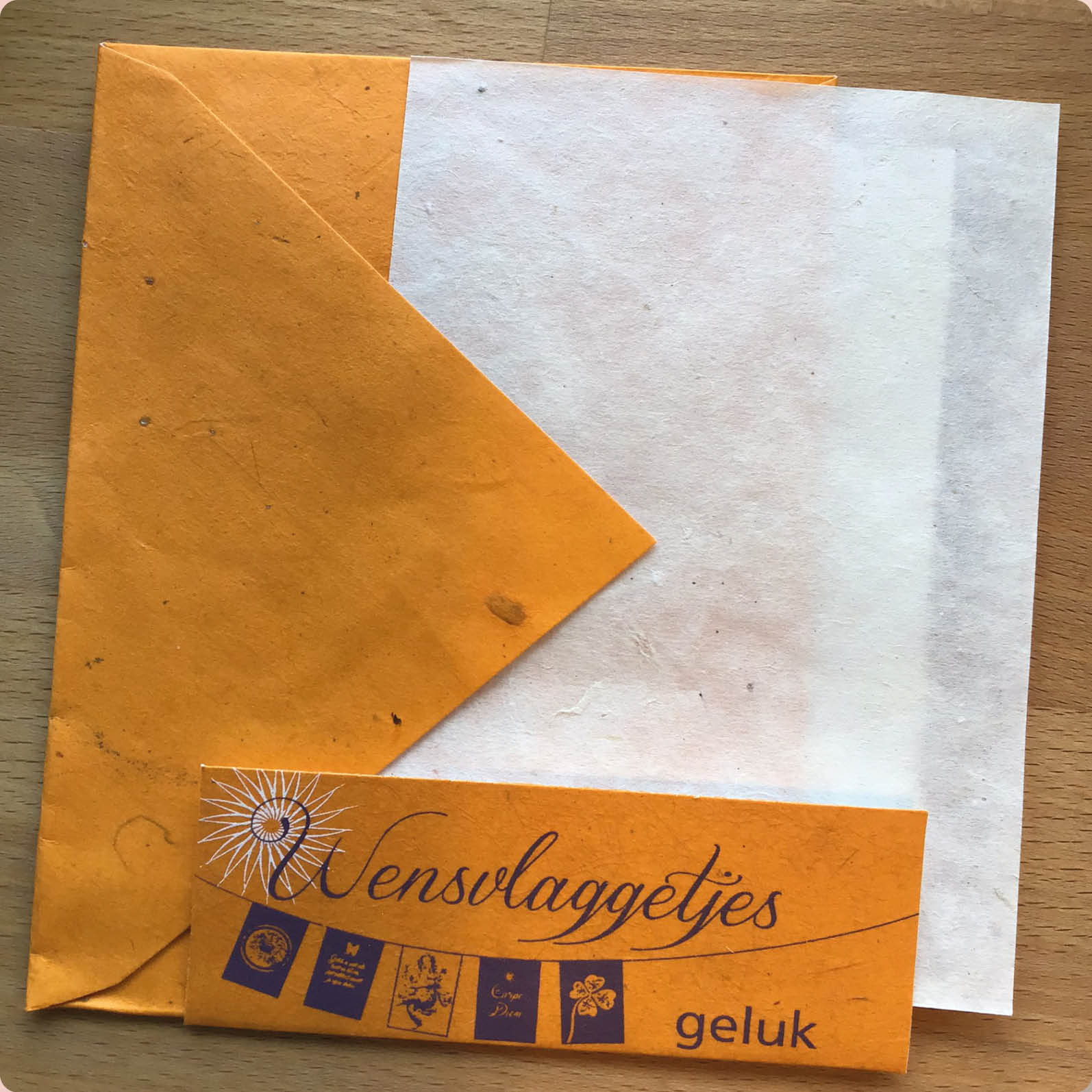 Wensvlaggetje 02 Geluk