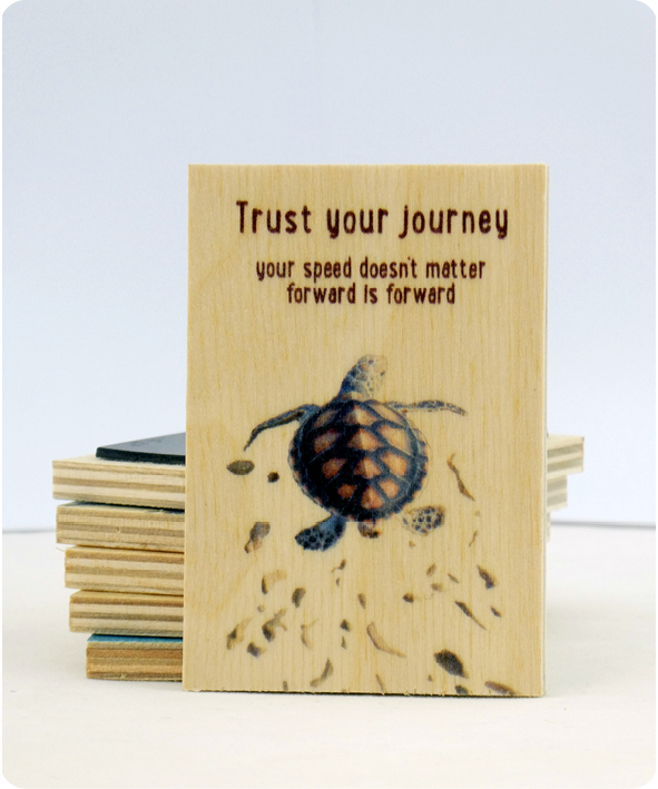 Houten magneet 02