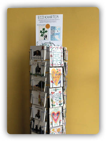 Molen met 57 postkaarten MIX