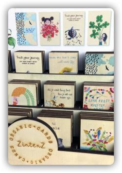 Houten Display, Houten magneten 12 stuks